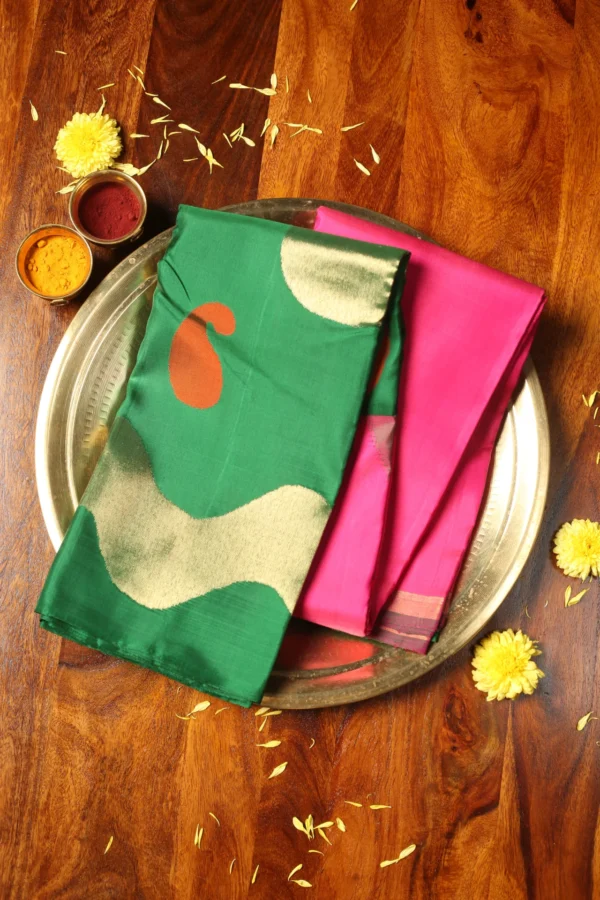 Kanchipuram – Half and Half / Long Border