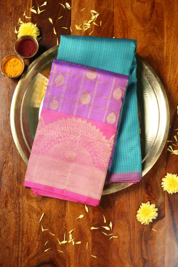 Kanchipuram – Half and Half / Long Border